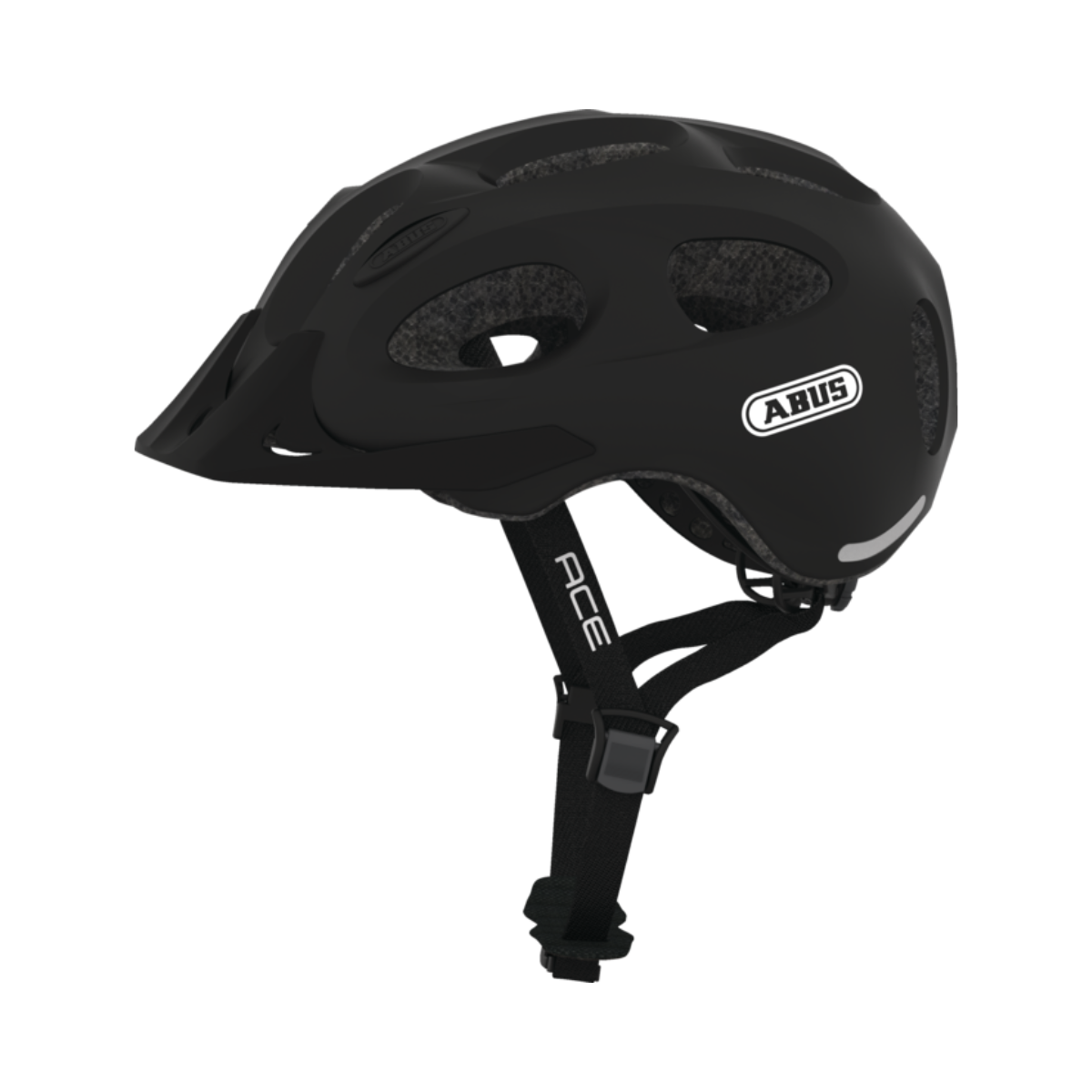 CAPACETE CICLISMO ABUS YOUN I ACE PRETO FOSCO TAM M